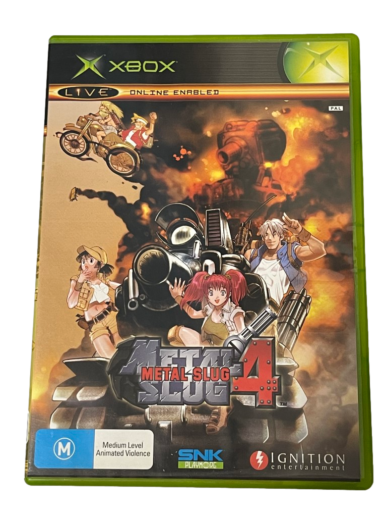 Metal Slug 4 XBOX Original PAL *Complete* (Pre-Owned)