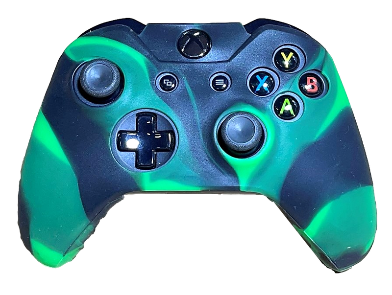 Silicone Cover For XBOX ONE Controller Skin Case Emerald/Black