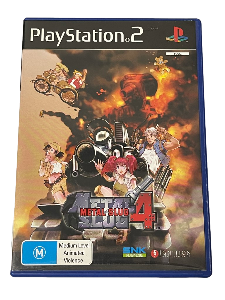 Metal Slug 4 PS2 PAL *Complete* (Preowned)