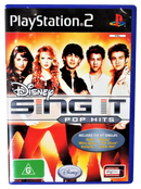 Disney Sing It Pop Hits + Mics Sony PS3 PlayStation 2 Boxed! (Pre-Owned)