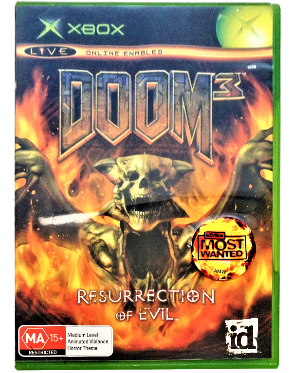 Doom 3 Resurrection Of Evil XBOX Original PAL *Complete* (Pre-Owned)