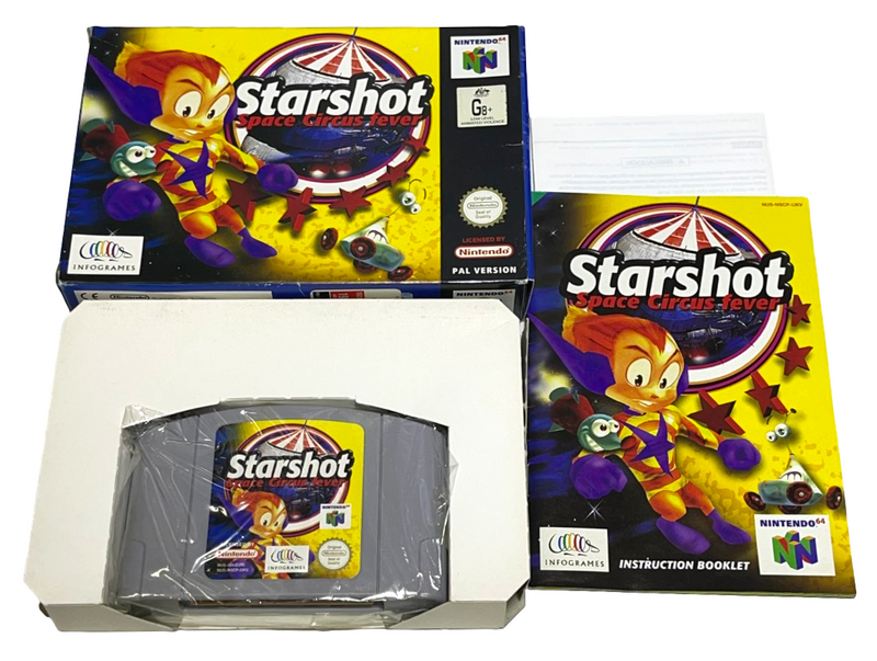 Starshot Space Circus Fever Nintendo 64 N64 Boxed PAL *Complete* (Preowned)