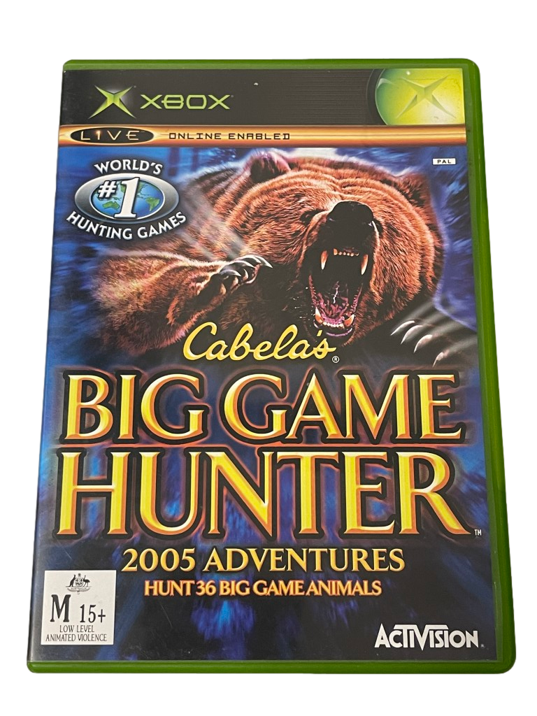 Cabela's Big Game Hunter 2005 XBOX PAL *No Manual* (Preowned)