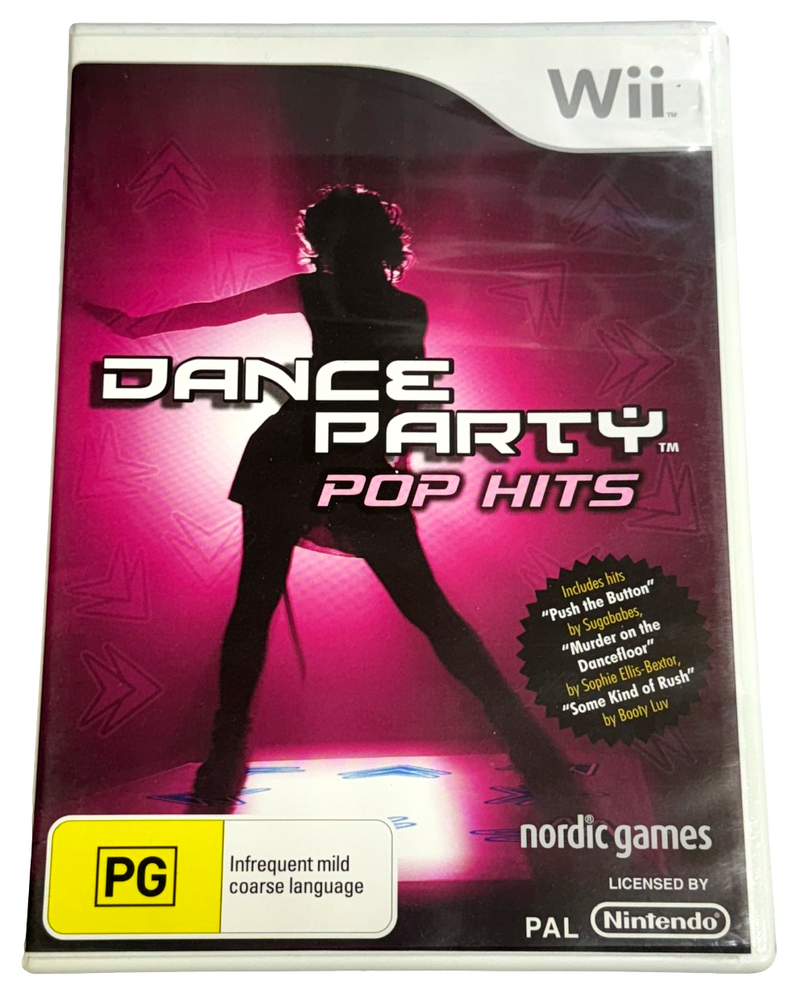 Dance Party Pop Hits Nintendo Wii PAL *Complete* Wii U Compatible (Preowned)