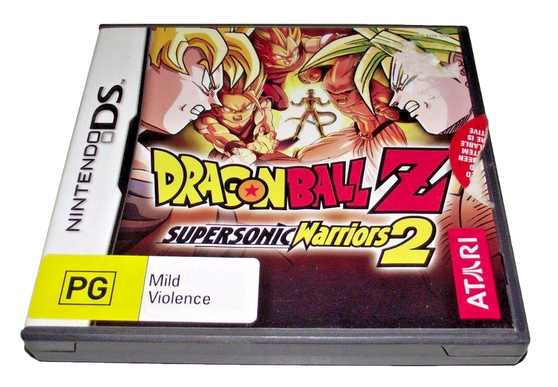 Dragon Ball Z Supersonic Warriors 2 Nintendo DS 2DS 3DS Game *Complete* (Pre-Owned)