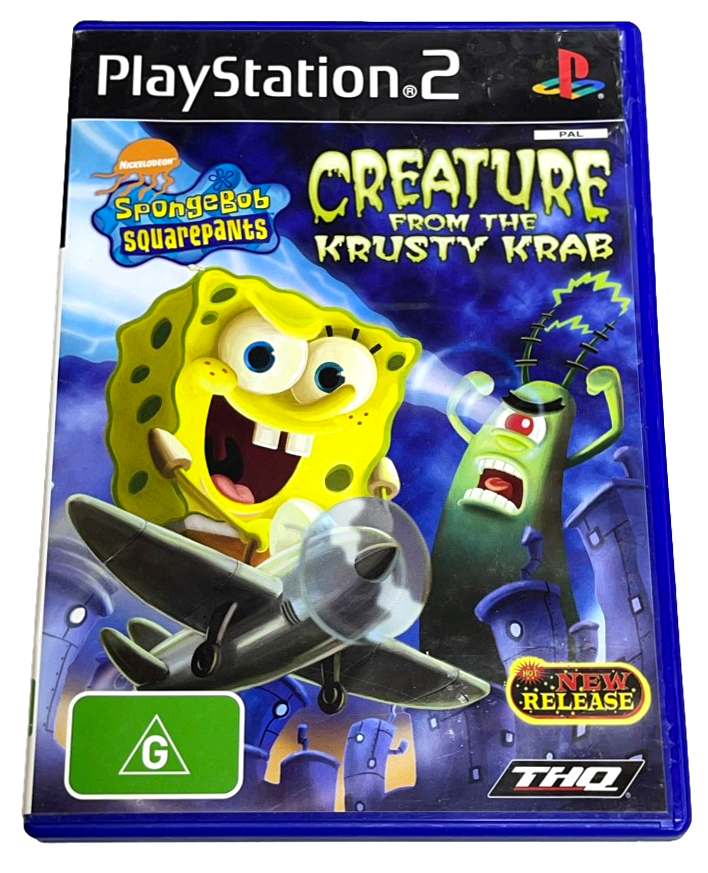 Spongebob Squarepants Creatures From The Krusty Krab PS2 PAL *Complete* (Preowned)