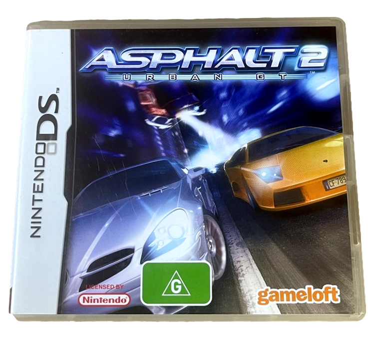 Asphalt 2 Urban GT Nintendo DS 2DS 3DS Game *Complete* (Pre-Owned)