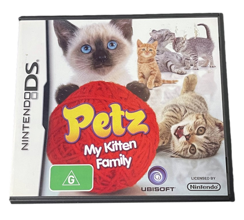 Petz My Kitten Family Nintendo DS 2DS 3DS Game *Complete* (Pre-Owned)