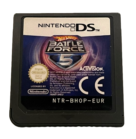 Hot Wheels Battle Force 5 Nintendo DS 2DS 3DS *Cartridge Only* (Pre-Owned)