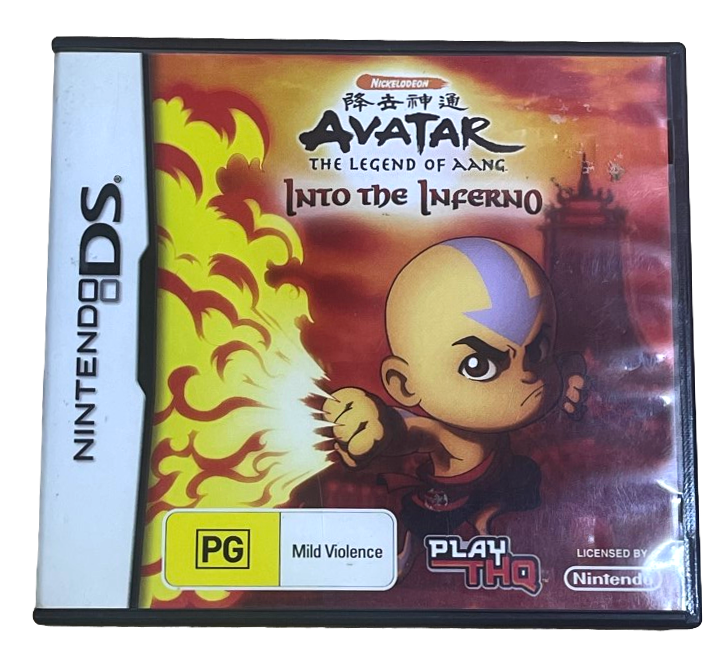 Avatar The Legend of Aang Into The Inferno DS 2DS 3DS Game *Complete* (Pre-Owned)