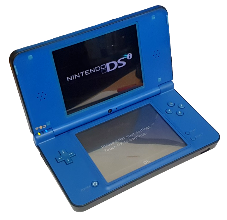 Midnight Blue Nintendo DSI XL Console + USB Charger (Refurbished)