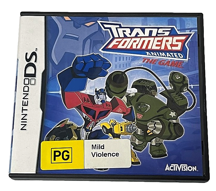 Transformers Animated The Game Nintendo DS 2DS 3DS Game *No Manual* (Pre-Owned)