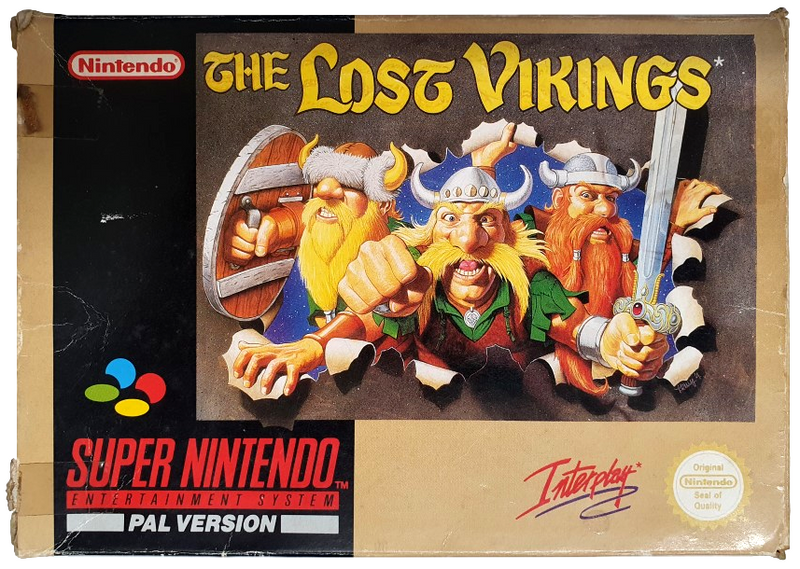 The Lost Vikings Super Nintendo SNES Boxed *Complete* PAL (Preowned)