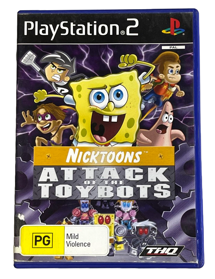 Nicktoons Attack of the Toybots PS2 PAL *Complete*