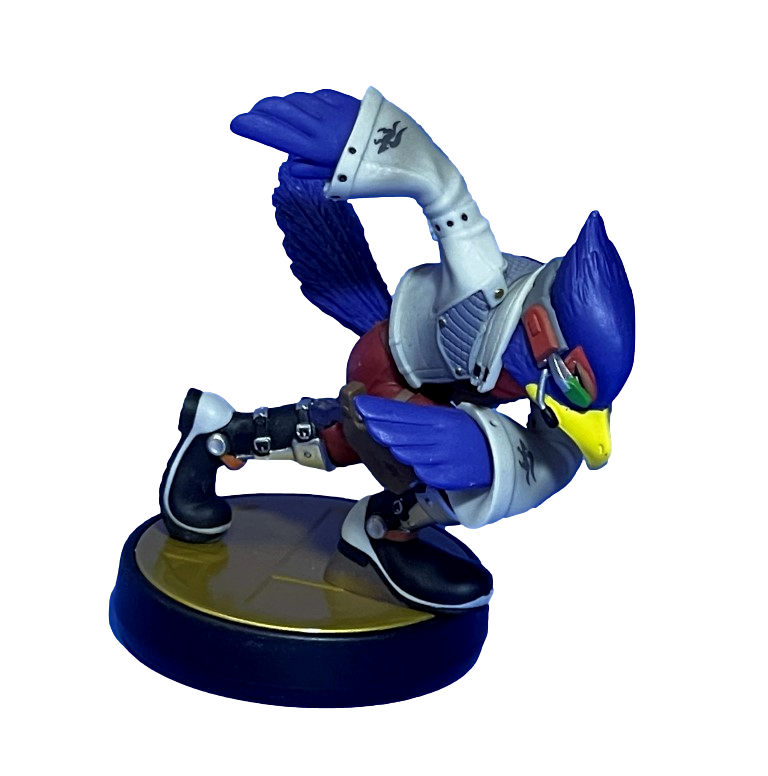 Super Smash Bros Collection N0.52 Falco Nintendo Amiibo Loose (Preowned)