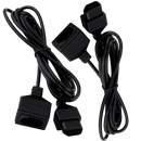 2 x 7 PIN NES Controller Extension Cable 1.8m New Aftermarket Nintendo