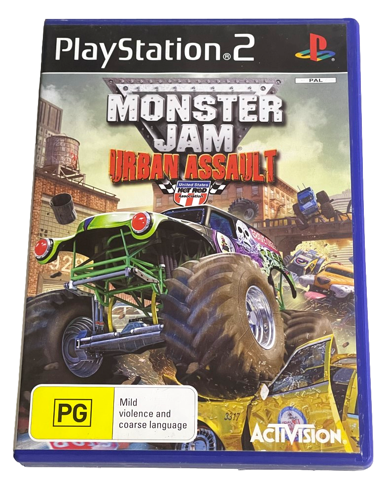 Monster Jam Urban Assault PS2 PAL *No Manual* (Pre-Owned)