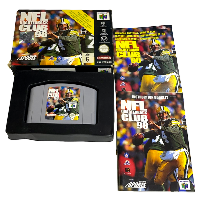 NFL Quarterback Club 98 Nintendo 64 N64 Boxed PAL *Complete* (Preowned)