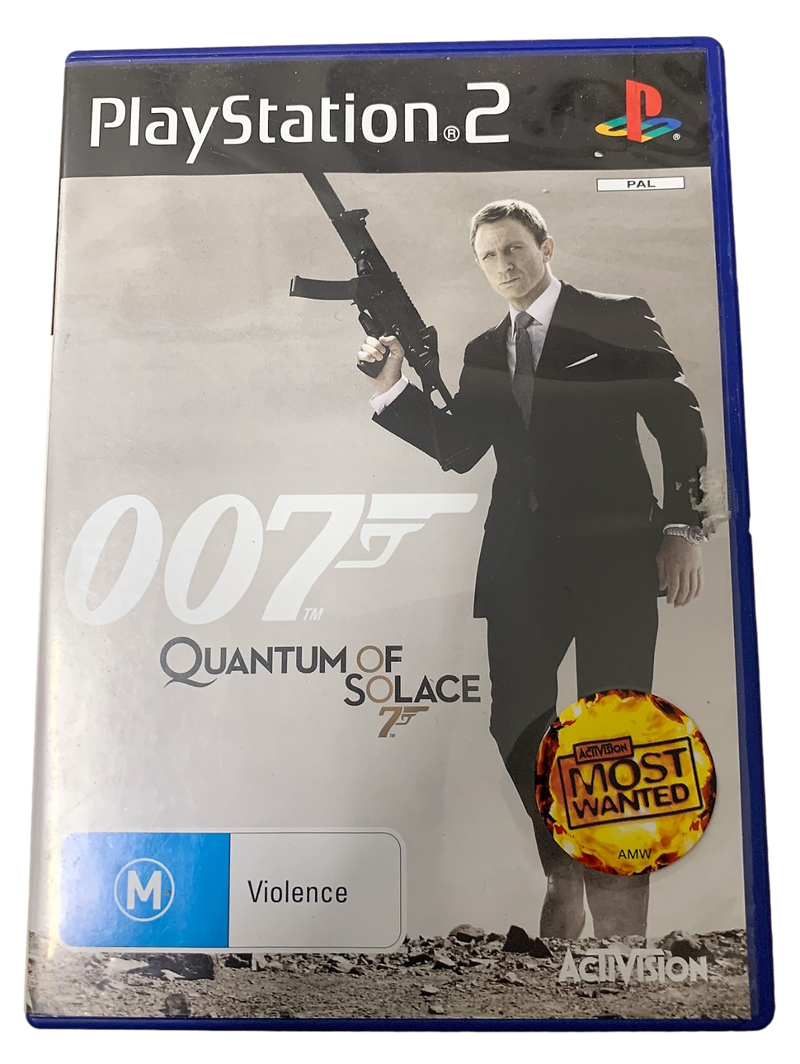 007 Quantum of Solace PS2 PAL *No Manual* (Preowned)