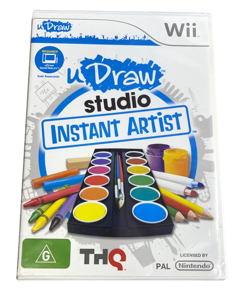 U Draw Studio Instant Artist Nintendo Wii PAL Wii U Compatible *Sealed*