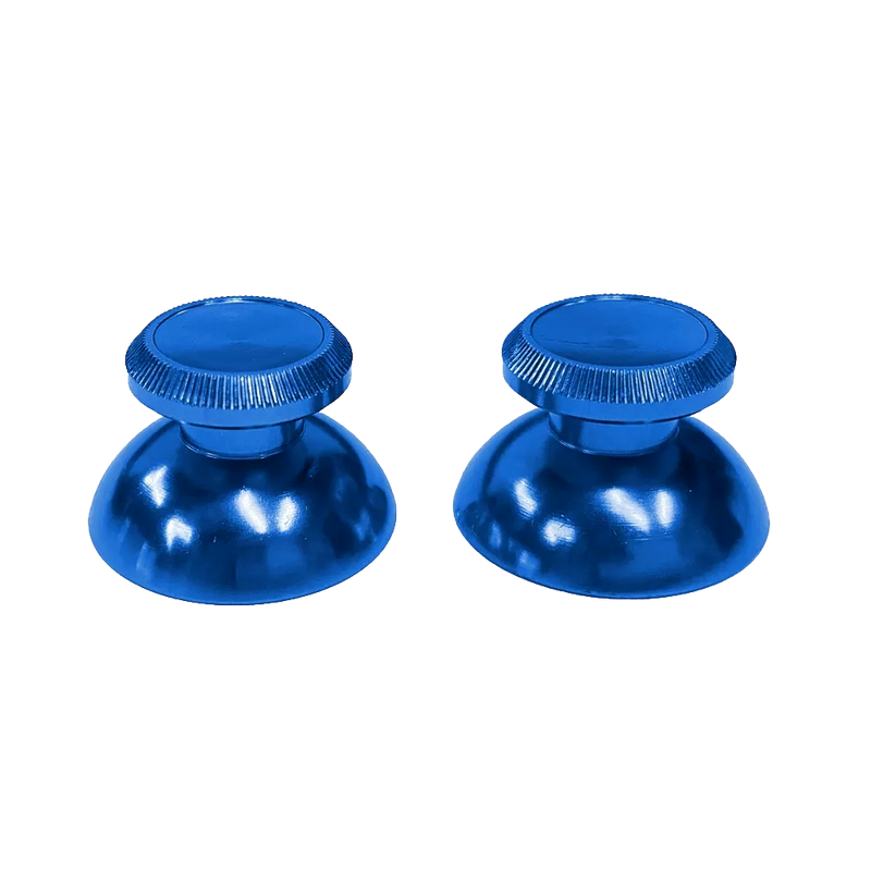 Pair of PS5 3D Rocker Metal Aluminum Caps Dual Sense Controller Blue