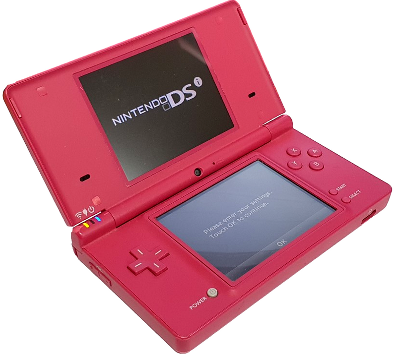 Pink Nintendo DSI Console + USB Charger (Pre-Owned)