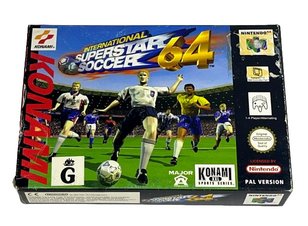 International Superstar Soccer 64 Nintendo 64 N64 Boxed PAL *Complete* (Preowned)