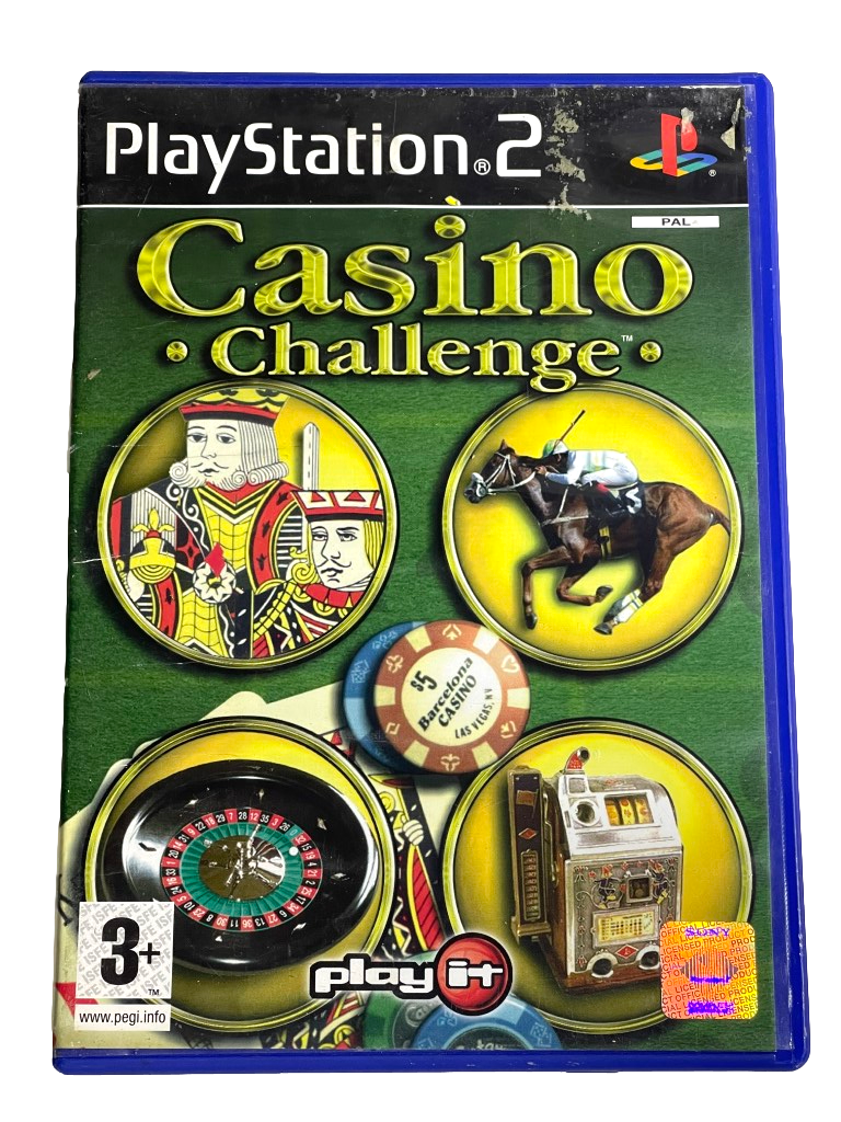 Casino Challenge PS2 PAL *Complete* (Preowned)