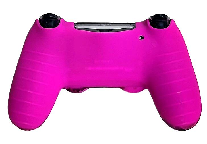 Silicone Cover For PS4 Controller Case Skin - Magenta Camo