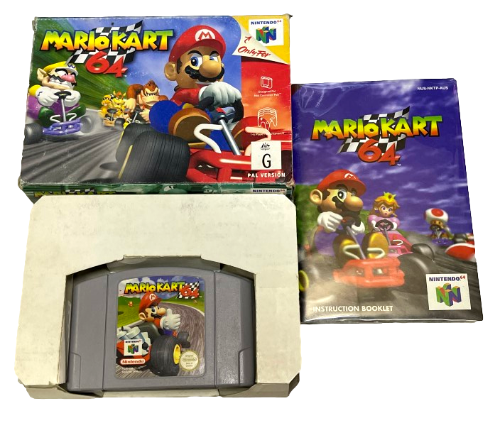 Mario Kart Nintendo 64 N64 Boxed PAL *Complete*