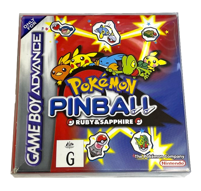 Pokemon Pinball Ruby & Sapphire Nintendo Gameboy Advance GBA *Complete* Boxed (Preowned)