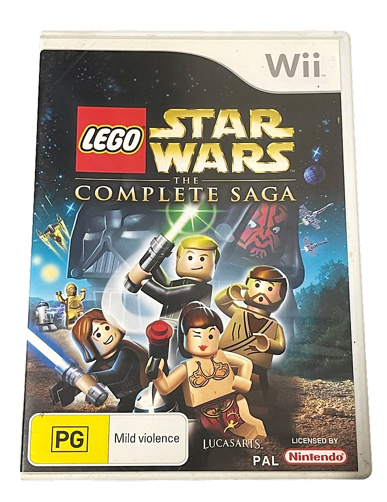 Lego Star Wars The Complete Saga Nintendo Wii PAL *No Manual* Wii U Compatible (Pre-Owned)