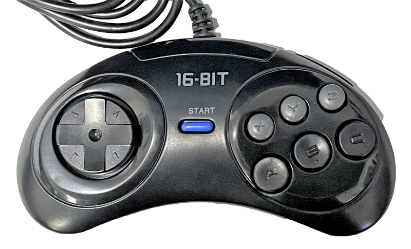 16-Bit Sega Mega Drive Controller 6 Button  Master System New Aftermarket Pad