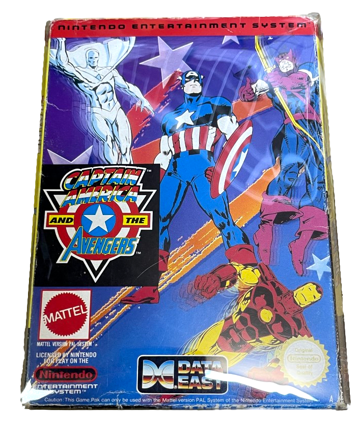 Captain america and shop the avengers nes