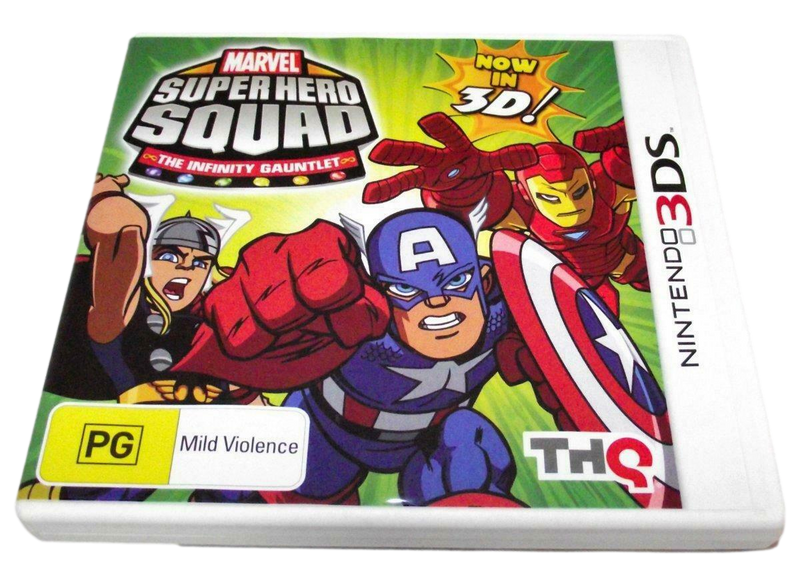 Marvel Super Hero Squad The Infinity Gauntlet Nintendo 3DS 2DS Game (Pre-Owned)