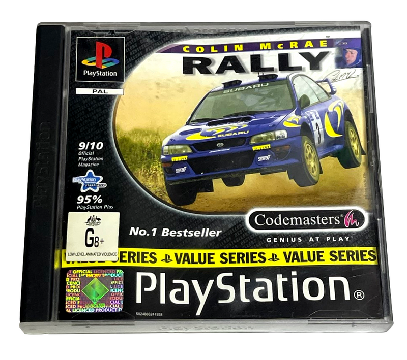 Colin McRae Rally PS1 PS2 PS3 PAL *Complete* (Preowned)