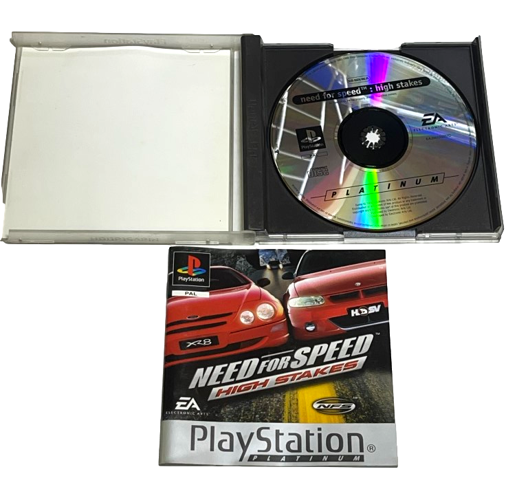 Need for Speed High Stakes PS1 PS2 PS3 (Platinum) PAL *Complete* (Preowned)