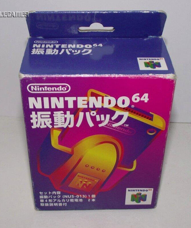 Genuine Nintendo 64 N64 Boxed Rumble Pak *Japan* (Preowned)