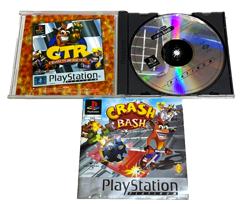 Crash Bash PS1 PS2 PS3 PAL (Platinum) *Complete* (Preowned)