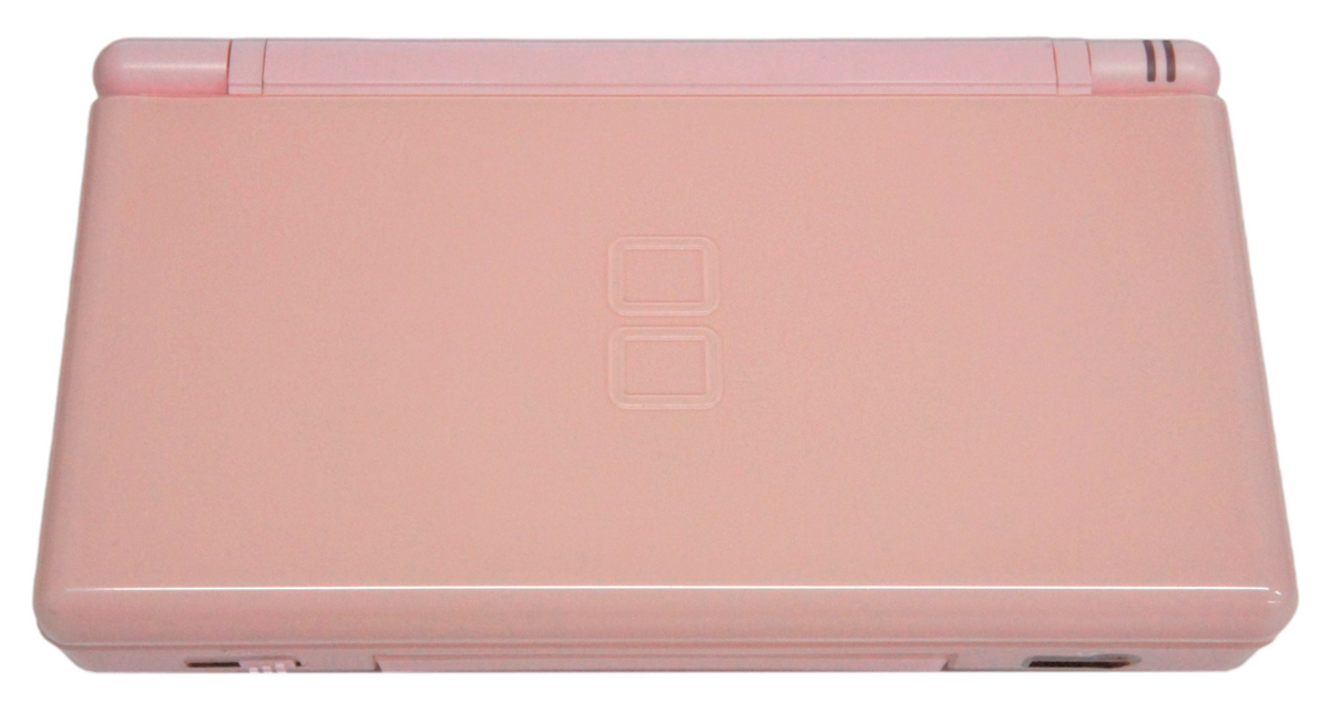 Nintendo DS Lite outlet in Coral, Pink, charger & games