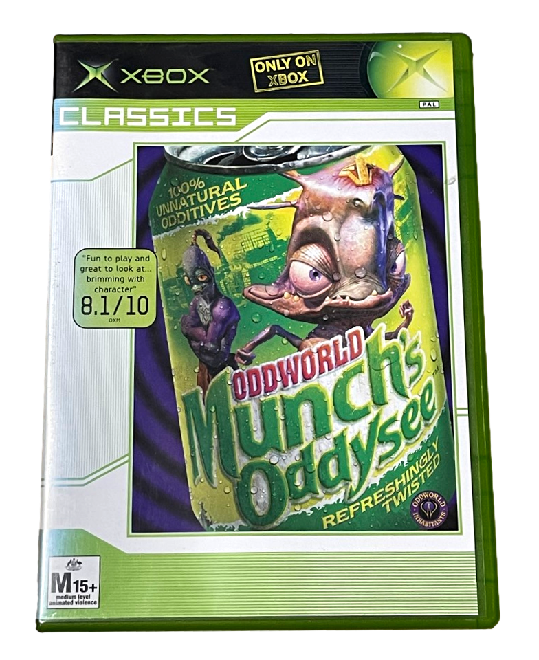 Oddworld Munch's Oddysee XBOX Original (Classics) PAL *No Manual* (Pre-Owned)