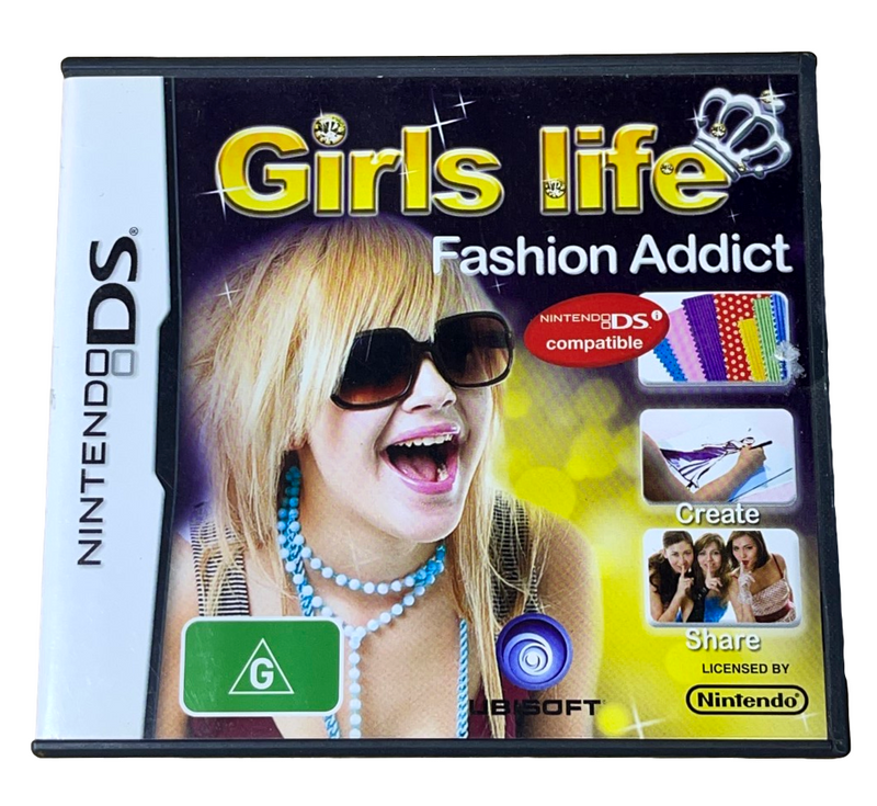 Girls Life: Fashion Addict Nintendo DS 2DS 3DS Game *Complete* (Pre-Owned)