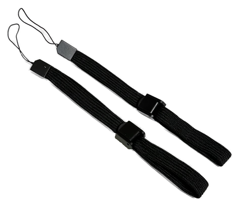 2 x Replacement Nintendo Wii Wristband Lanyard Strap Wii U Black