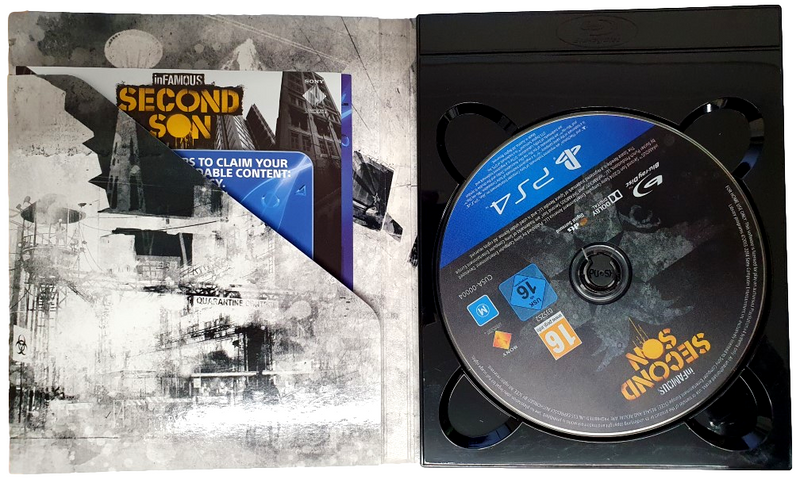 inFamous Second Son Special Edition Sony PS4 Playstation 4 *No Beanie* (Pre-Owned)