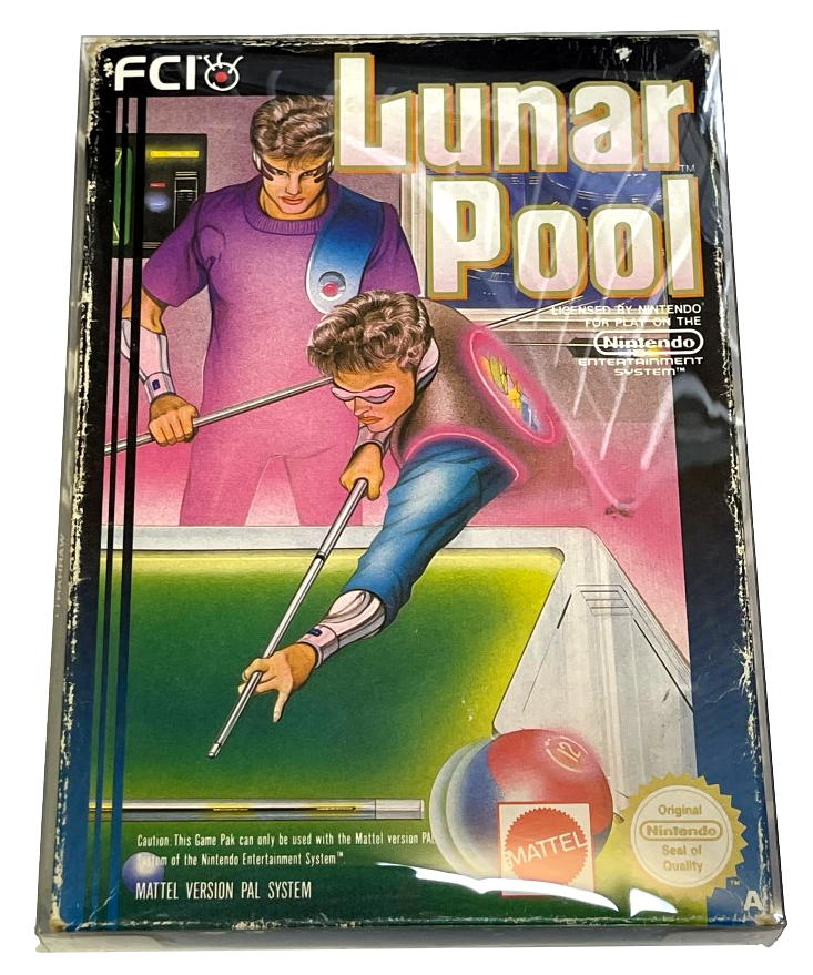 Lunar Pool Nintendo NES Boxed PAL *Complete* (Preowned)