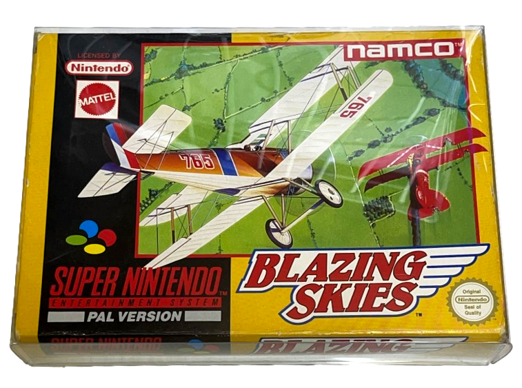 Blazing Skies Nintendo SNES Boxed PAL *No Manual* (Preowned)