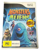 Monsters Vs Aliens Nintendo Wii PAL *No Manual* Wii U (Pre-Owned)