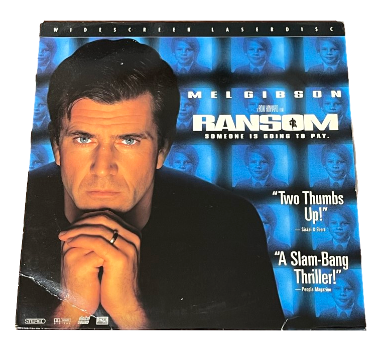 Ransom Laserdisc - Mel Gibson