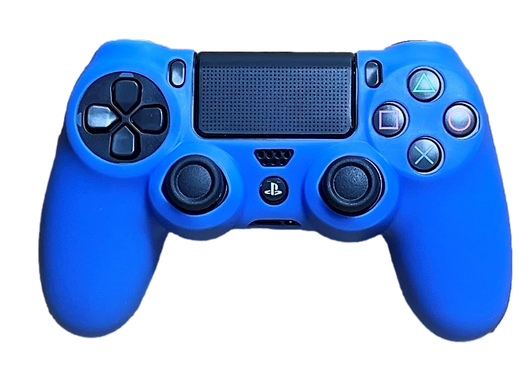 Silicone Cover For PS4 Controller Case Skin - Blue