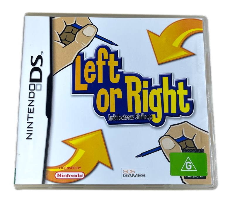 Left or Right Ambidextrous Challenge Nintendo DS 3DS Game *Complete* (Pre-Owned)